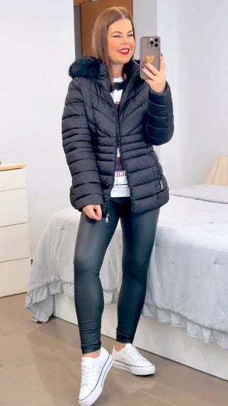 CHAQUETA FABIOLA NEGRA