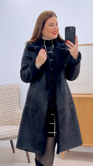 ABRIGO LARGO BORREGO