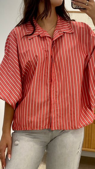 CAMISA LÍNEAS MANGA