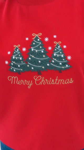 SUDADERA ARBOLES NAVIDAD