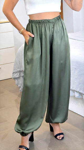 PANTALÓN BOMBACHO LISO