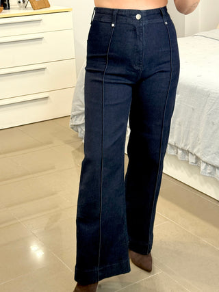 PANTALÓN DENIM COSTURAS