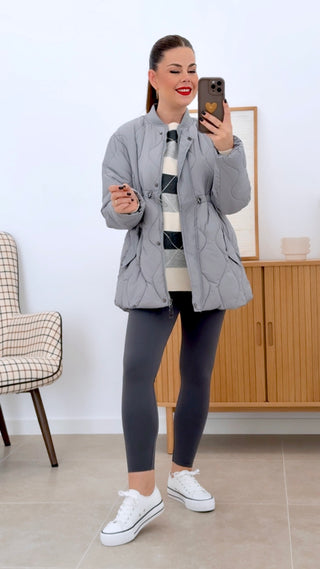 CHAQUETA LIGERA GRIS