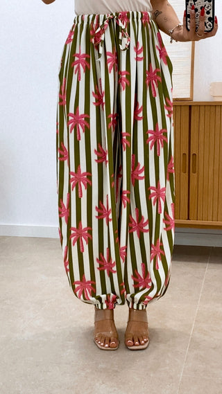 PANTALÓN PALMERAS BOMBACHO
