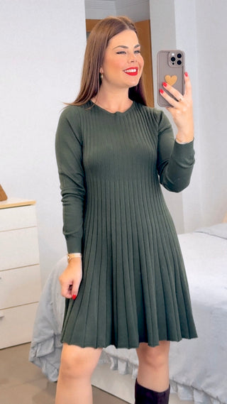 VESTIDO PUNTO EVASE