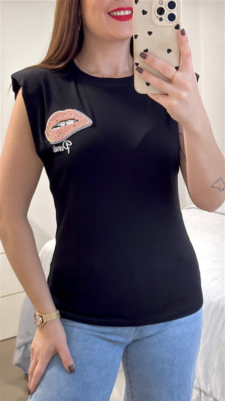 CAMISETA HOMBRERAS LABIO