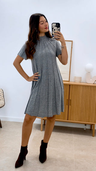 VESTIDO PUNTO MANGA CORTA