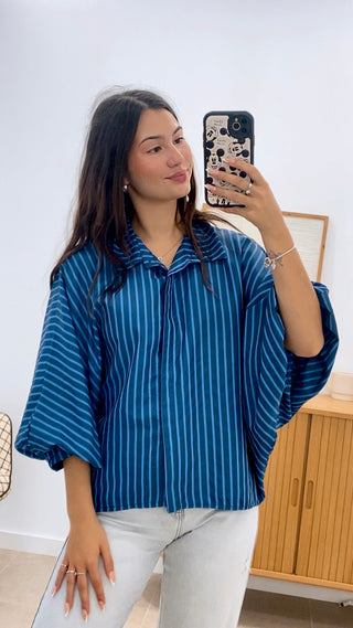 CAMISA LÍNEAS MANGA