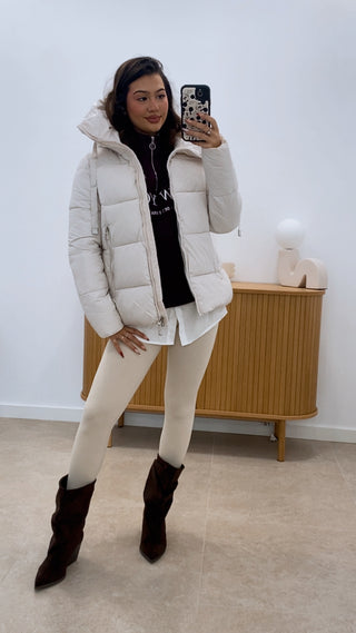 CHAQUETA ACOLCHADA CAPUCHA
