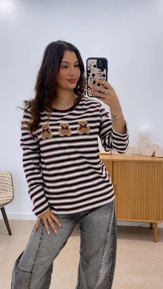 CAMISETA RAYAS TRES OSOS