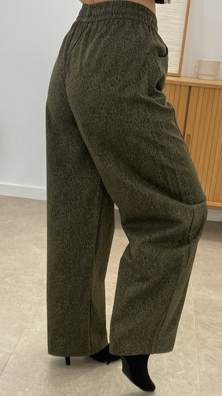 PANTALÓN BARREL PRINT
