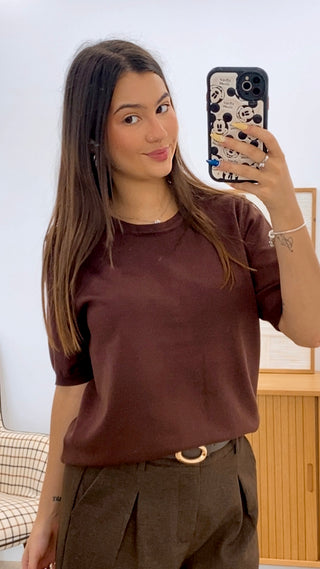 CAMISETA MANGA CORTA PUNTO