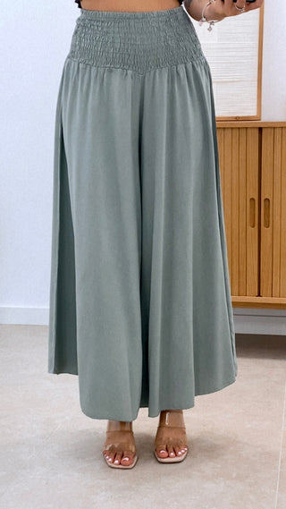 PANTALÓN ANCHO CINTURA PANEL