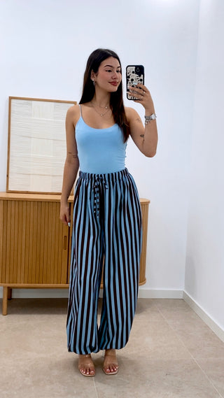 PANTALÓN BOMBACHO RAYAS