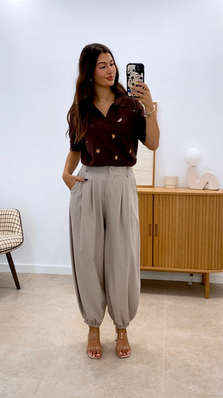 PANTALÓN PINZAS BOMBACHO