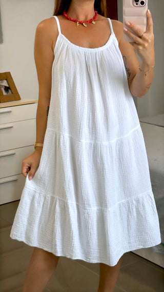 VESTIDO MUSELINA ROSIL