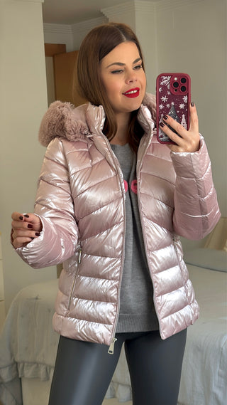 CHAQUETA MINO ROSA