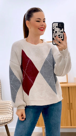 SUÉTER ROMBI