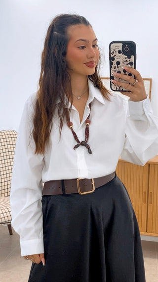 CAMISA CON PAÑUELO AL CUELLO