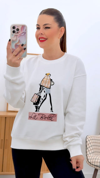 SUDADERA LA BELLA