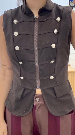 CHALECO MILITAR ELEGANTE
