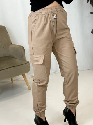 PANTALON BOLSILLOS POLIPIEL