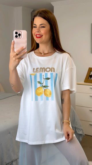 CAMISETA LEMON BLUE