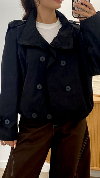 GABARDINA BOMBER CORTA