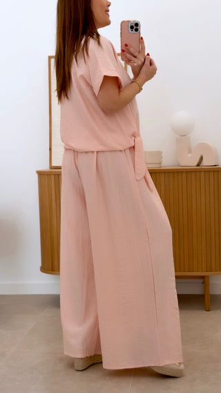 CONJUNTO LISO ANUDADO