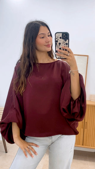 BLUSA MURCIÉLAGO LISA