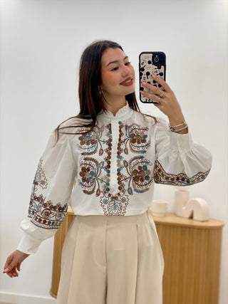 VALERIA EMBROIDERED SHIRT