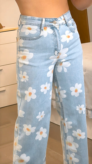 PANTALÓN FLOR BLANCA