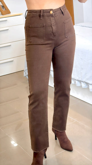 PANTALÓN FOLYROSE CHOCOLATE