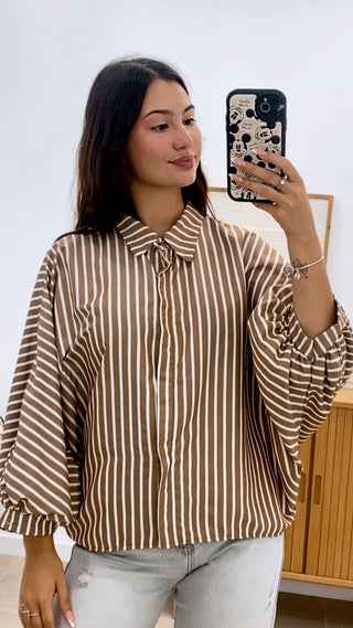 CAMISA LÍNEAS MANGA