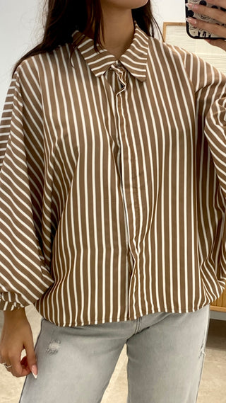 CAMISA LÍNEAS MANGA