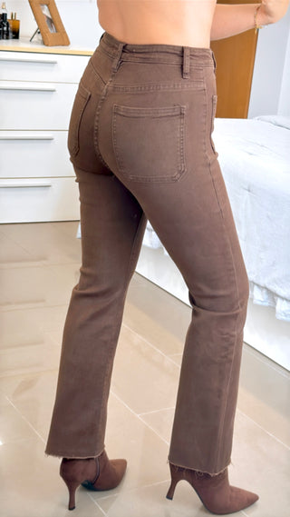 PANTALÓN FOLYROSE CHOCOLATE