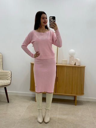 CONJUNTO VESTIDO + JERSEY CORA