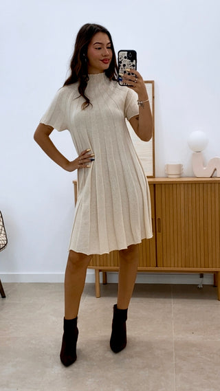 VESTIDO PUNTO MANGA CORTA