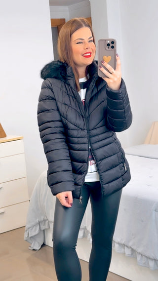 CHAQUETA FABIOLA NEGRA