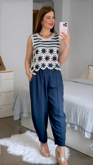 TOP CROCHE FLORLIN