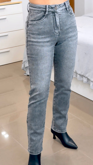 PANTALÓN FAJA GRIS