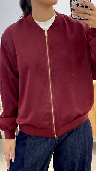 BOMBER SATINADA