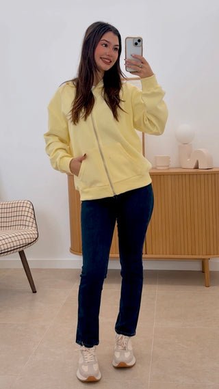 SWEAT-SHIRT À FERMETURE ÉCLAIR