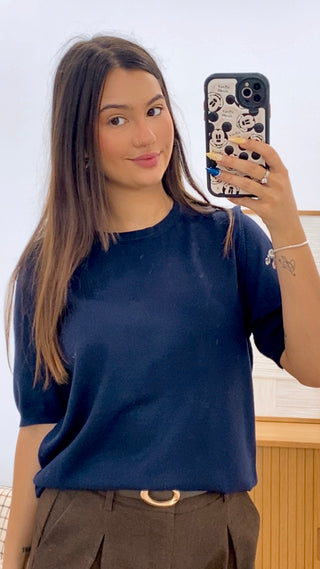 CAMISETA MANGA CORTA PUNTO