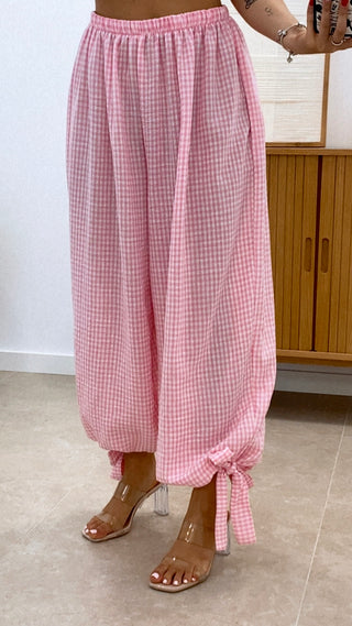 PANTALÓN LAZOS VICHY