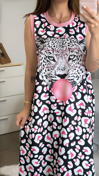 VESTIDO LEO CHICLE