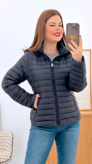 CHAQUETA ACOLCHADA KELRE NEGRO