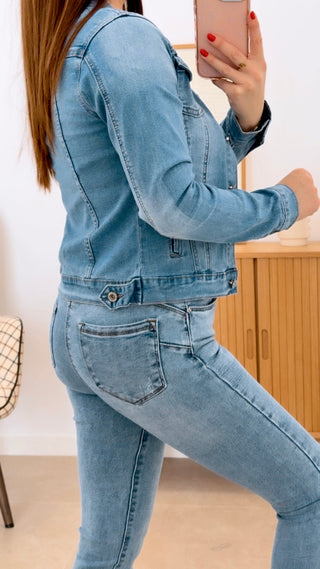 CHAQUETA BÁSICA DENIM KYL