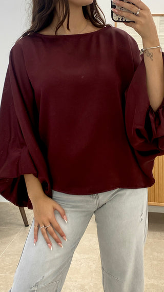 BLUSA MURCIÉLAGO LISA