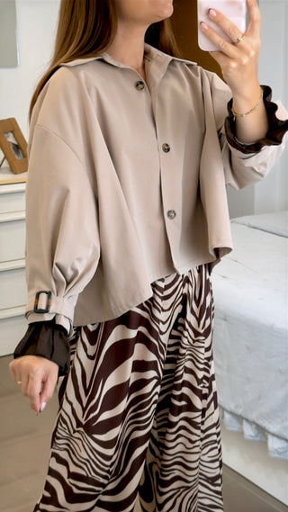 GABARDINA CROP BÁSICA